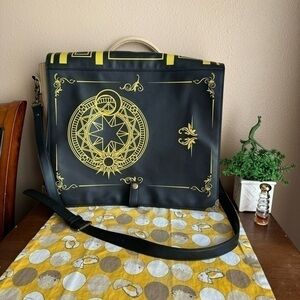 Think Geek Black Magic Spellbook oversized messenger bag